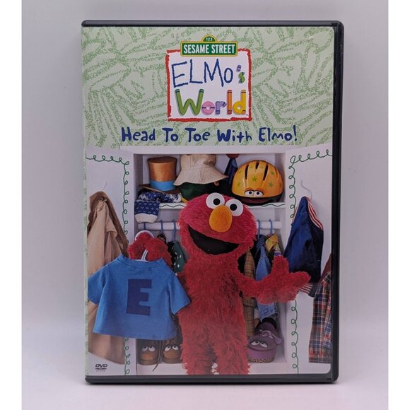 Sesame Street Elmo's World Head To Toe With Elmo DVD Learning How To Get Dressed - Picture 2 of 4